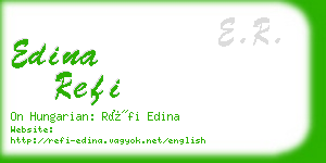 edina refi business card